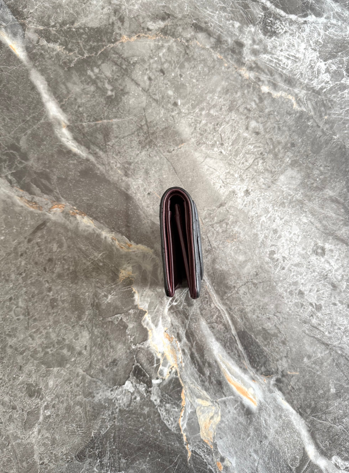 Chanel Long Wallet z černé caviar kůže se zlatým hardwarem, foto 8