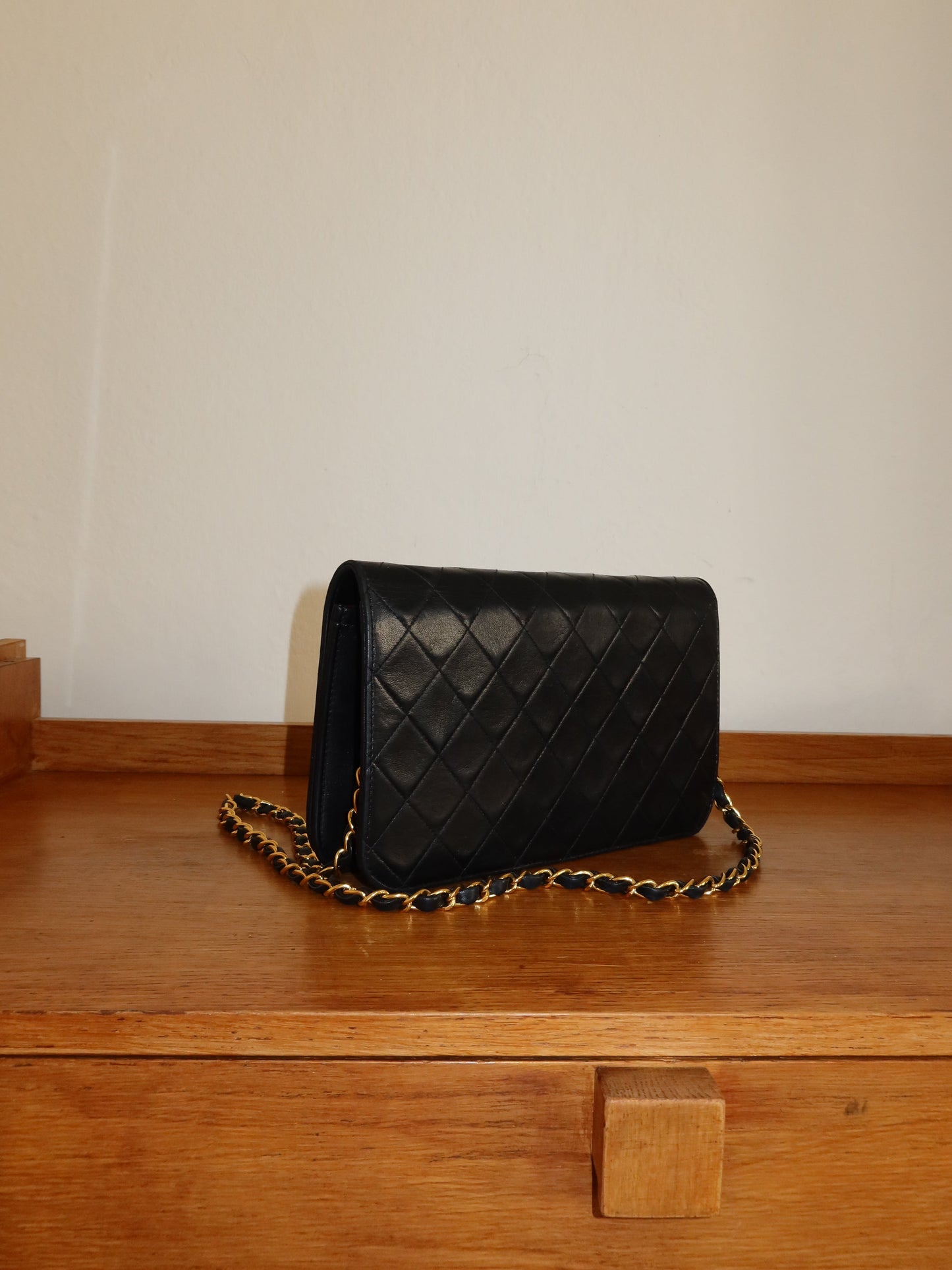 CHANEL SINGLE FULL FLAP BAG 24K GOLD