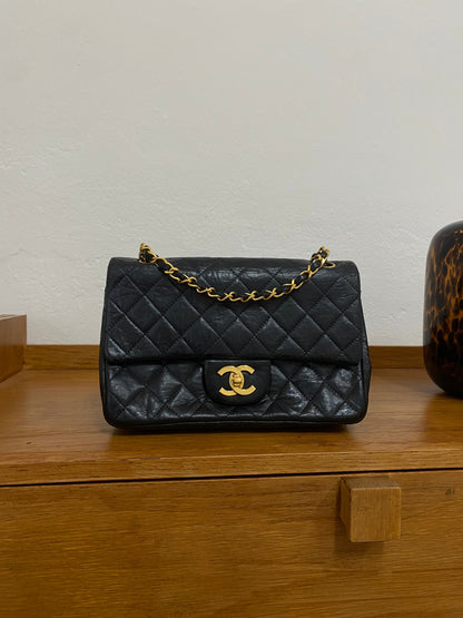 CHANEL REVERSE CC DOUBLE FLAP BAG