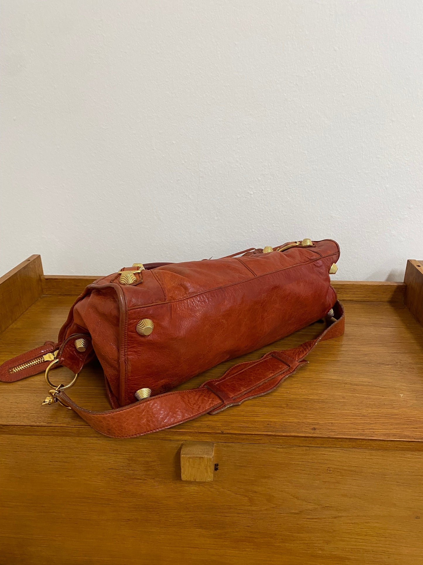 BALENCIAGA CITY BAG IN ORANGE