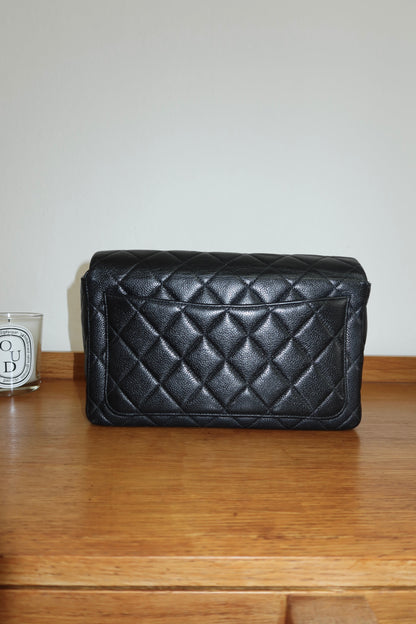 CHANEL CAVIAR SINGLE FLAP BAG