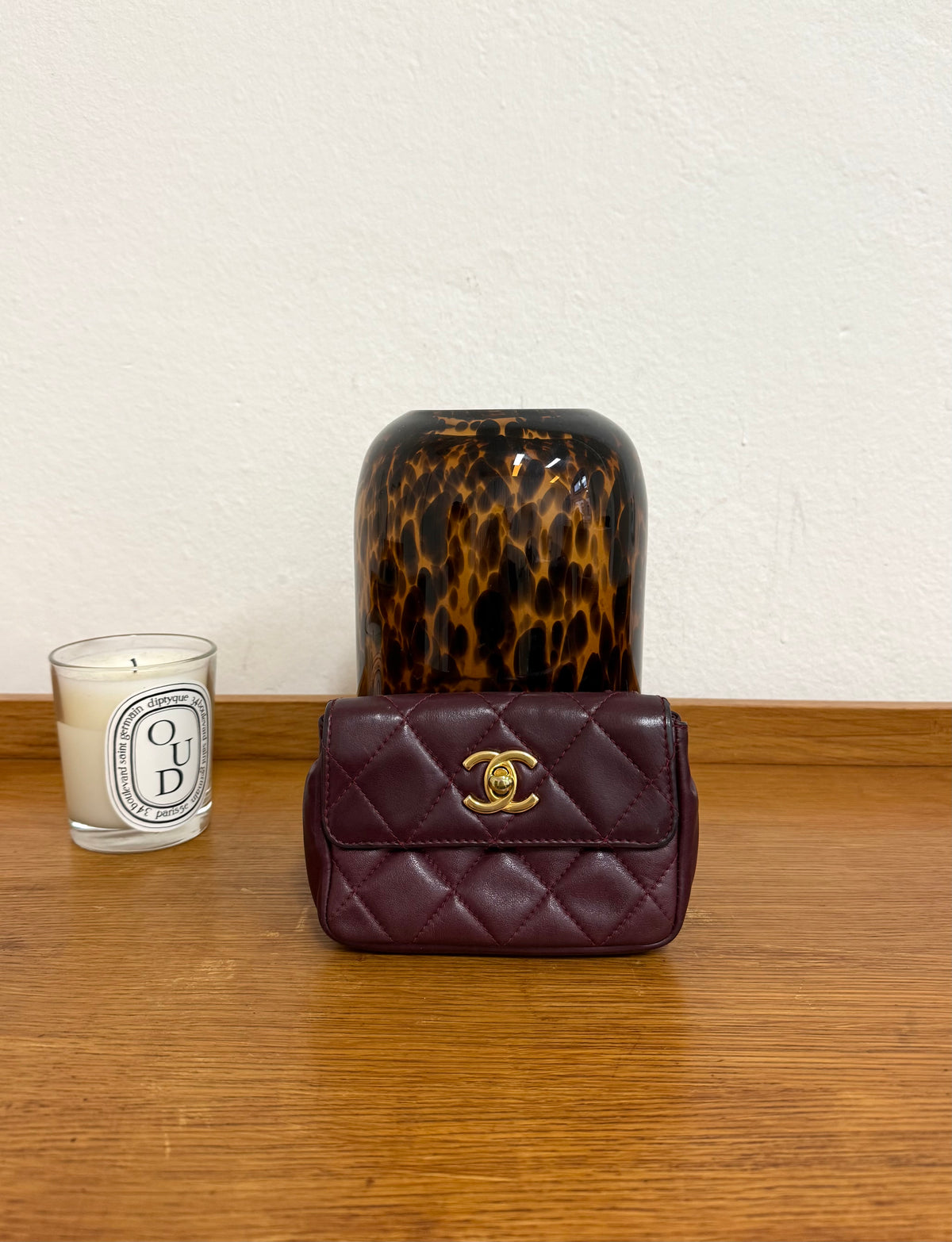 Chanel Burgundy Belt Bag