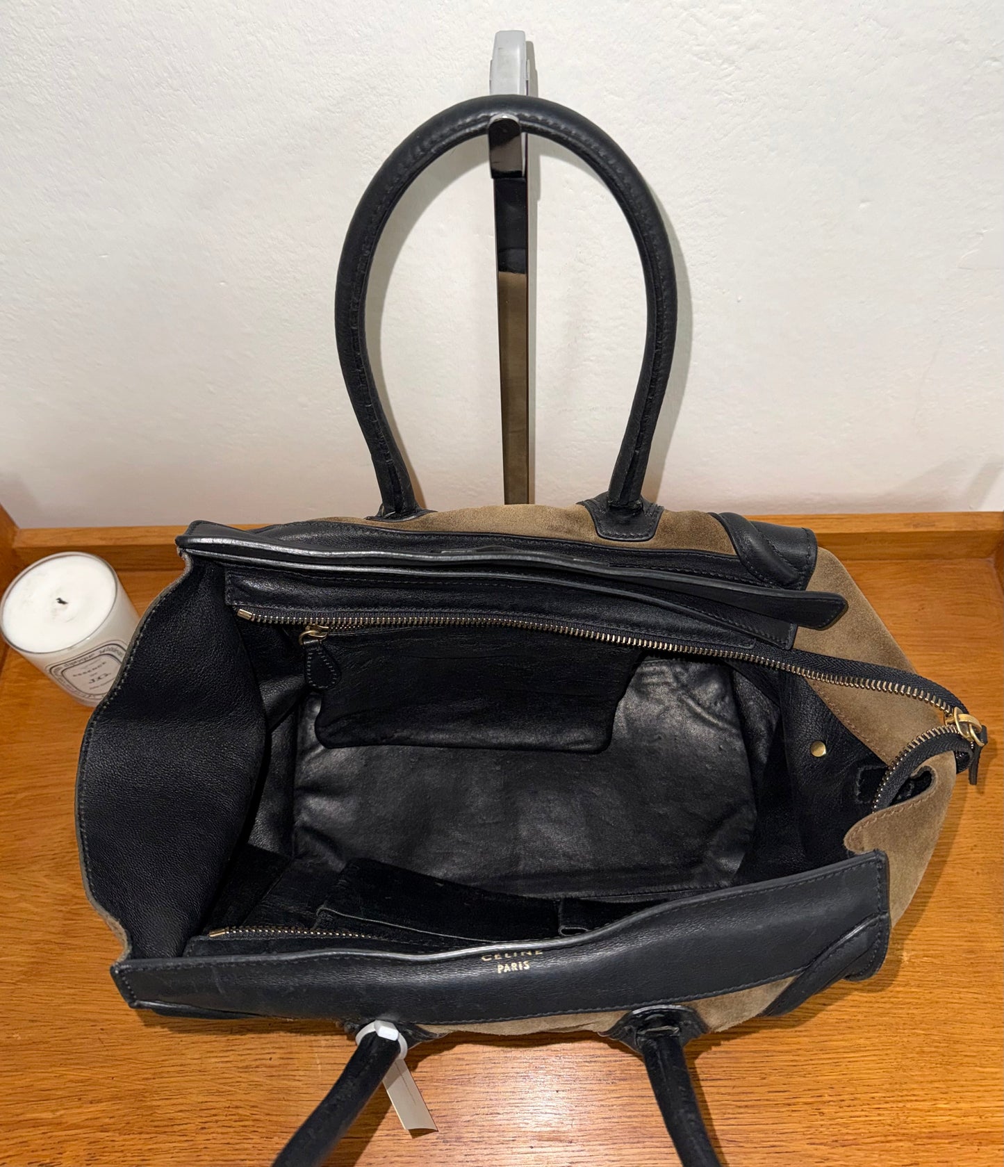 CELINE LUGGAGE BY PHOEBE PHILO SUEDE BAG