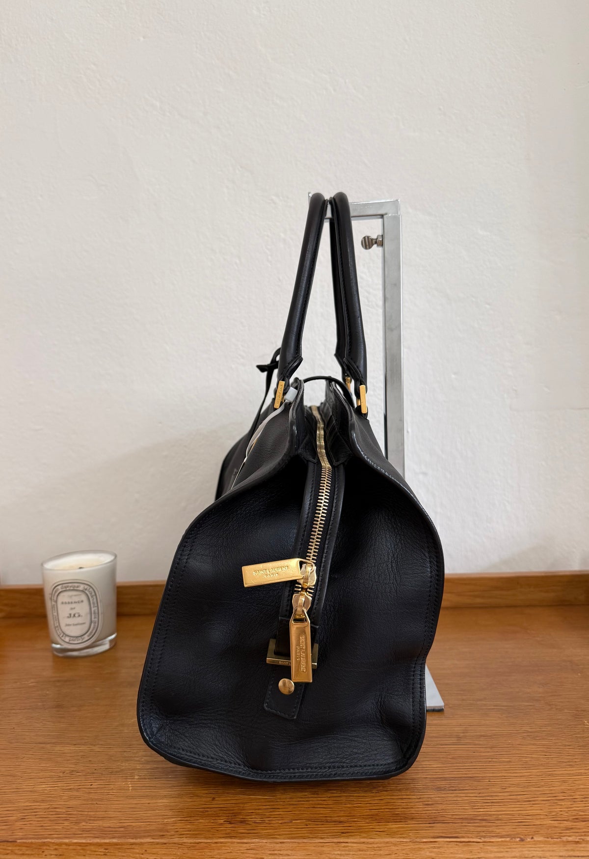 YSL CLASSIC Y CABAS TOTE MEDIUM BLACK