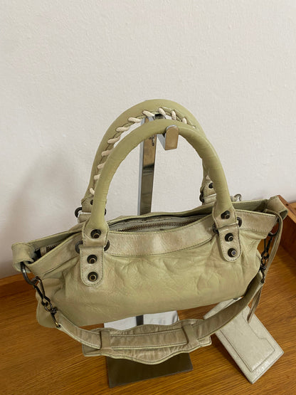 BALENCIAGA FIRST BAG IN ECRU