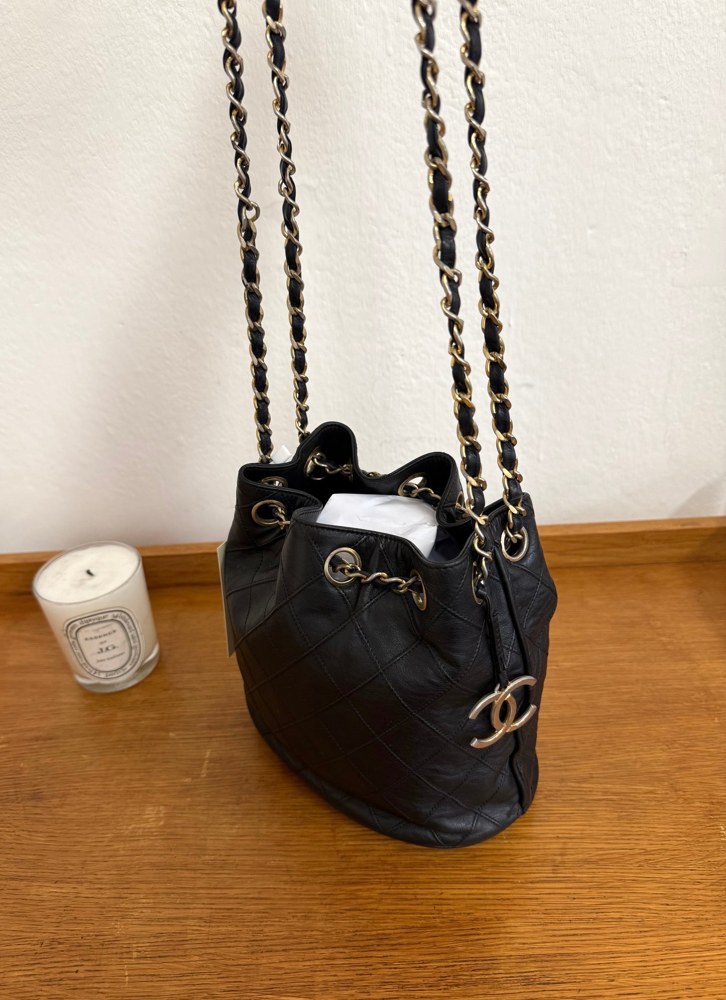 CHANEL BUCKET BAG & POUCH