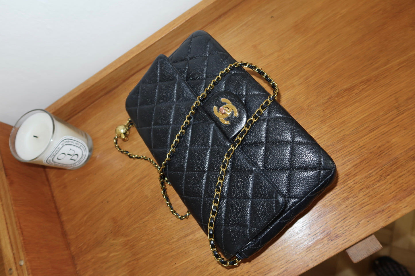 CHANEL CAVIAR SINGLE FLAP BAG