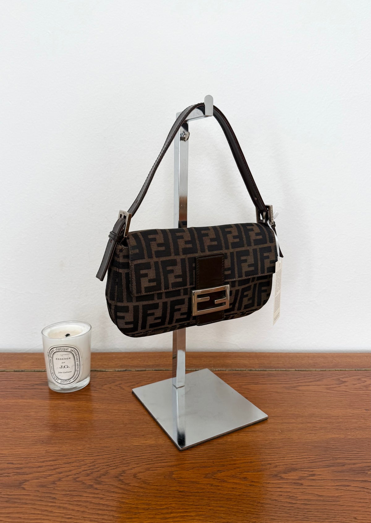Fendi Zucca Baguette Bag