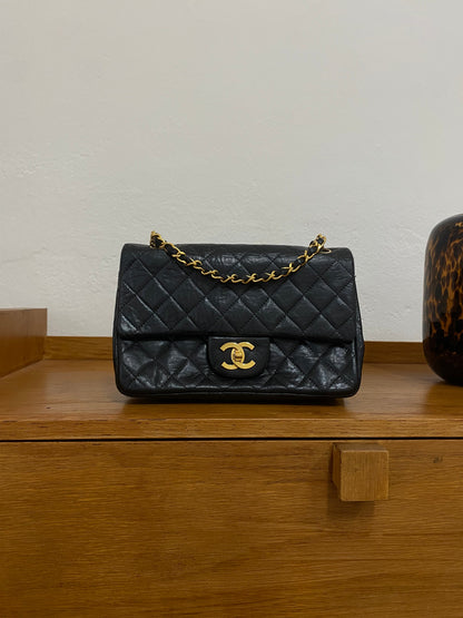 CHANEL REVERSE CC DOUBLE FLAP BAG