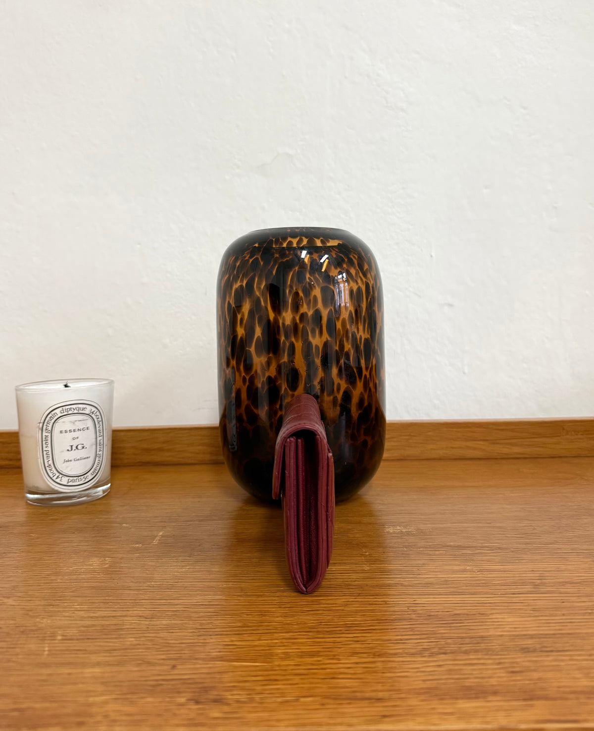 Chanel Matelassé mini peněženka z burgundy jehněčí kůže, foto 5