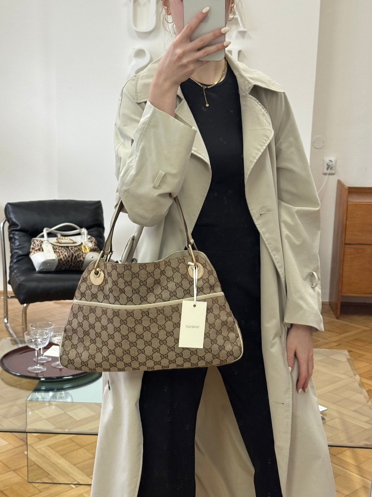 GUCCI GG MONOGRAM SHOULDER BAG